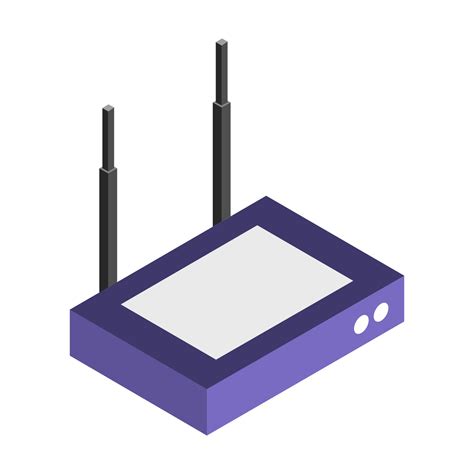 Isometric Router Set On White Background 2147890 Vector Art At Vecteezy