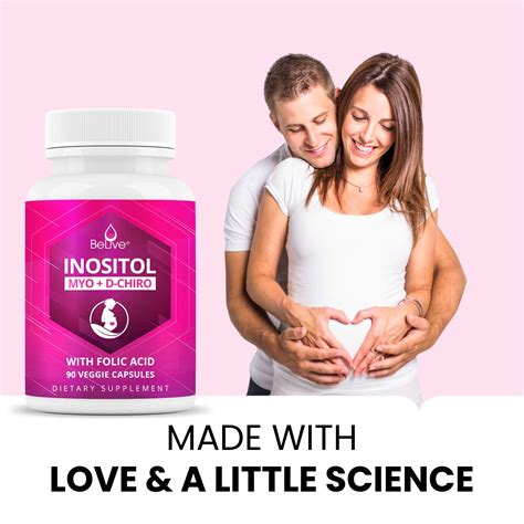 Buy Myo Inositol D Chiro Inositol Capsules With Folic Acid For PCOS