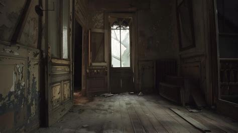 Premium Photo | Haunting Echoes of a Forgotten Past A Derelict Mansion ...