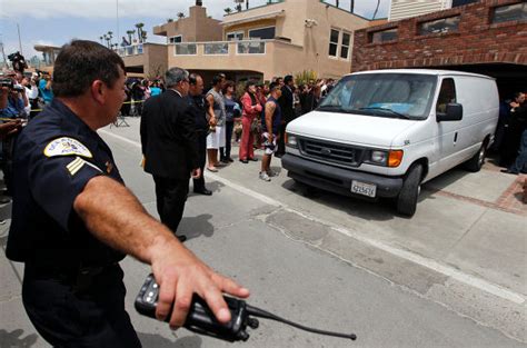 Oceanside Police Sergeant Directs Van Carrying Editorial Stock Photo