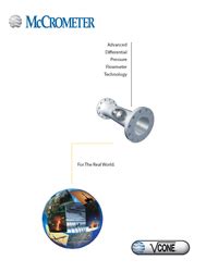 V-Cone Flow Meter Brochure