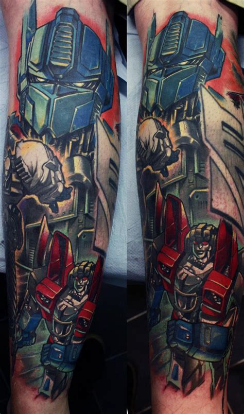 Transformers Tattoo Done By Edgar Ivanov At Old London Road Tattoos In