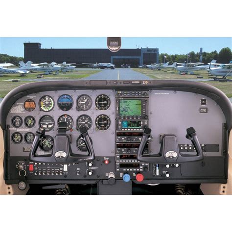 Cessna 182T Cockpit Poster - from Sporty's Pilot Shop