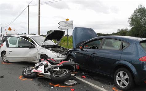 Kermaria Sulard Deux Motards Bless S Dans Une Collision Le T L Gramme