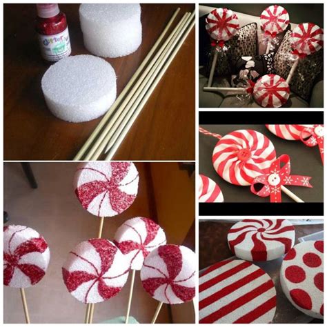 Diy Peppermint Lollipops Decorations ⋆ Peppermint