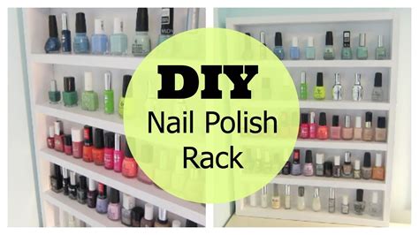 Diy Nail Polish Rack Shawna Paterson Youtube