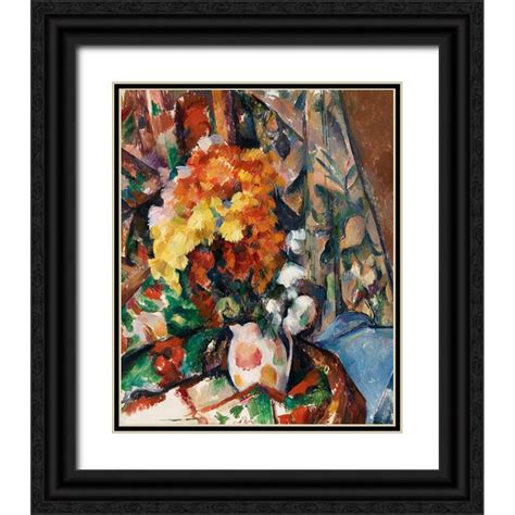 Cezanne Paul X Black Ornate Wood Framed With Double Matting Museum