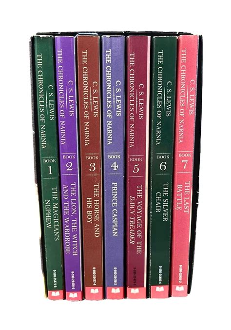 Chronicles Of Narnia Boxed Set Lewis C S 9780590257886 Books