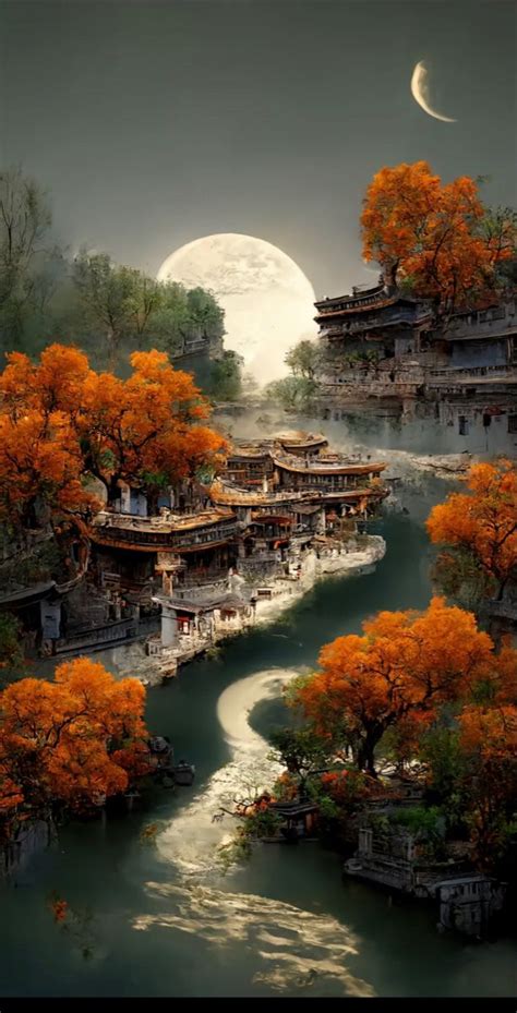 en Art Cảnh Cổ Phong | Paisaje asiático, Hermosa fotografía de ...