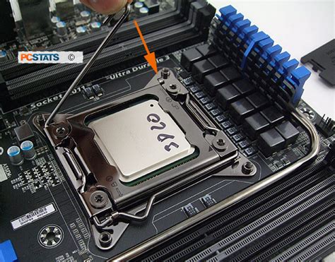 Pcstats Beginners Guide Pcstats Review Locking The Processor In Position