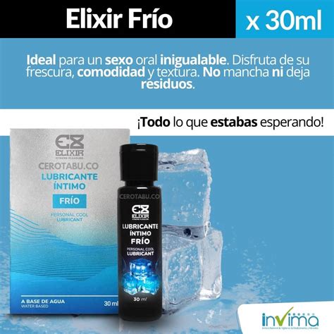 Lubricante Intimo Frio Elixir X Ml Cero Tab