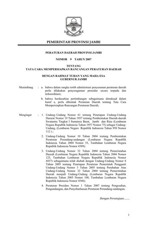 Pdf Pemerintah Provinsi Pdf Filenaskah Akademik Rancangan Perda