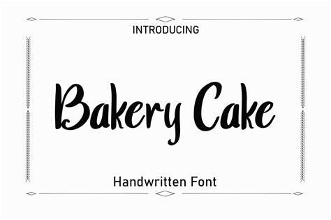 Bakery Cake Font By Neo Studio · Creative Fabrica