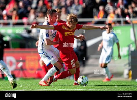 Superliga Spiel Zwischen Dem FC Nordsjaelland Und Dem FC Kopenhagen