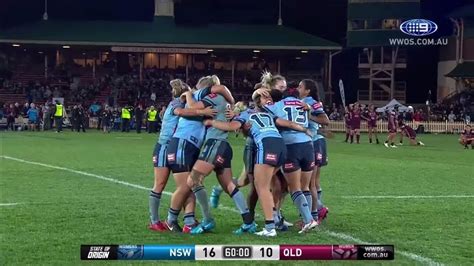 Women’s State Of Origin Highlights Nsw V Qld Youtube