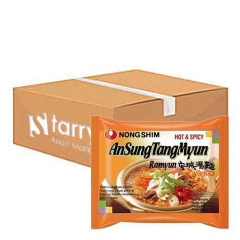 Nong Shim Nong Shim Hot And Spicy Noodle Soupansung Tangmyun 125g