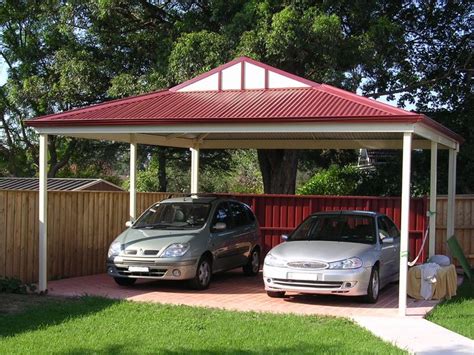 Top Notch Double Carport Kits High Wind Resistant