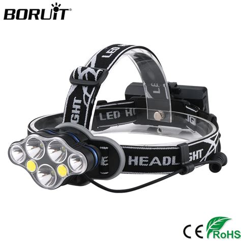 Boruit Kc T Xpe Cob Led Headlamp Usb Charger Battery Mode