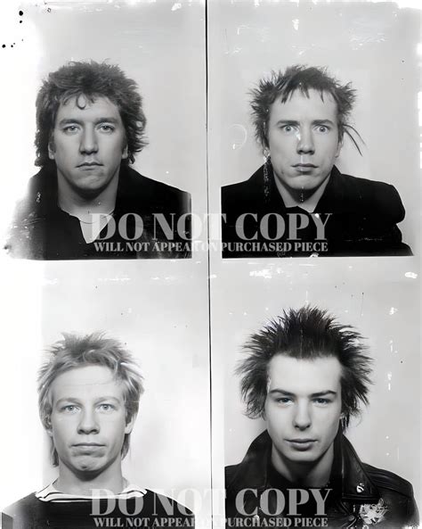 Amazon Sex Pistols Poster 8 X 10 Magnificent 1977 Mugshot
