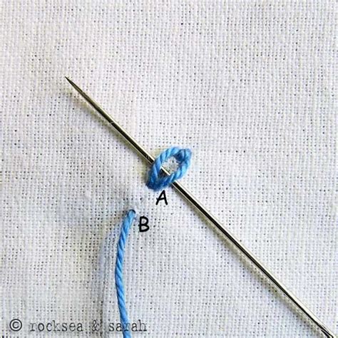 How To Do Reverse Chain Stitch Sarahs Hand Embroidery Tutorials