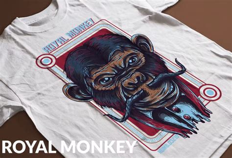 Royal Monkey T-Shirt Design - Buy t-shirt designs