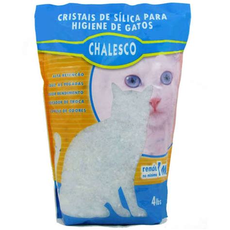 Areia Higiênica Chalesco Cristais de Sílica 1 8KG Lojanimal Petshop