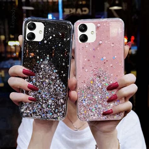 Luxury Bling Glitter Phone Case For Samsung Galaxy A04 A04e A042f A045f A045fds Soft Full Cover