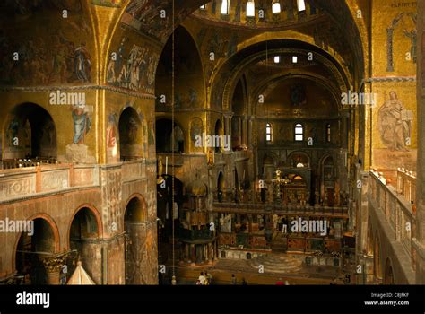 San Marco Cathedral interior Stock Photo - Alamy