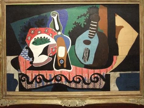 Pablo Picasso Still Life With A Mandolin National Gallery In