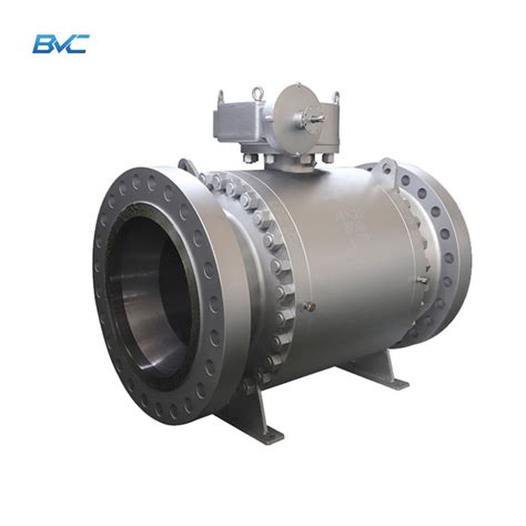 Api D Lb Pc Cast Steel Full Bore Flanged Type Rf Trunnion Mounted