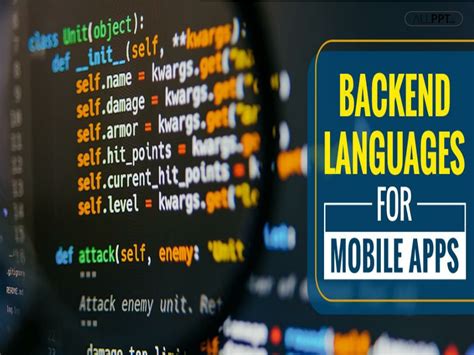 Ppt Best Backend Languages For Mobile Apps Powerpoint Presentation