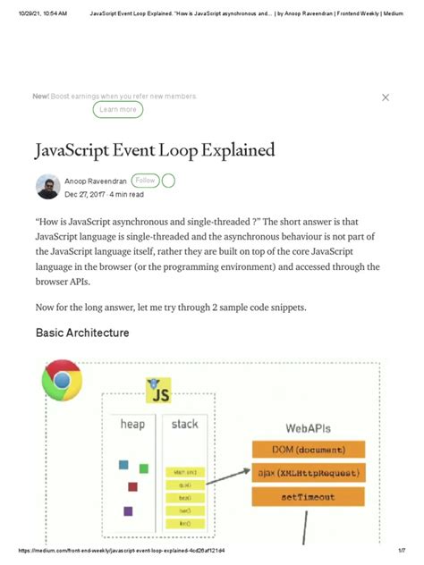 Javascript Event Loop Explained How Is Javascript Asynchronous And