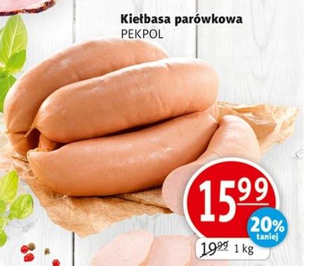 Kiełbasa Pekpol 20 TANIEJ promocja Prim Market Ding pl