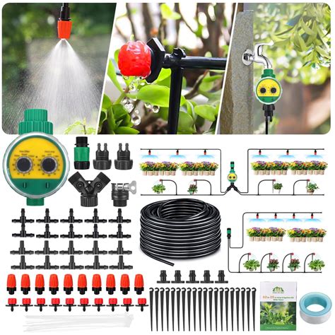 SINGES 94Pcs Automatic Drip Irrigation Kit Garden Irrigation System