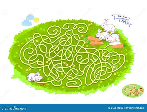 Best Labyrinths Can You Help The Easter Bunny Find The Way To His