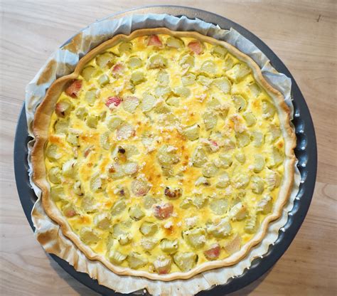 Tarte à la rhubarbe maison Ça drache en Nord