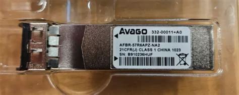 Transceptor Ptico Avago Sfp Afbr R Apz Na Env O Gratuito Eur