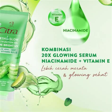 Jual Hot Citra Glow Multifunction Gel Aloe Bright Uv Ml