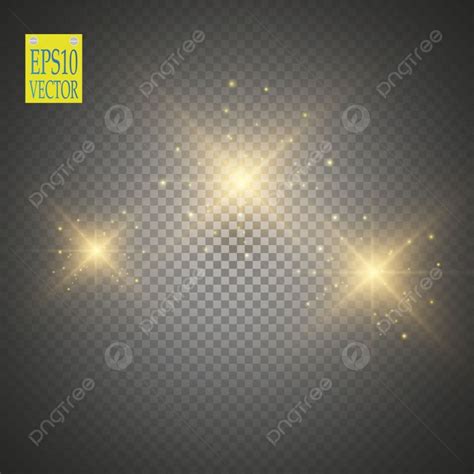 Vector Ilustración De Onda De Brillo Dorado Rastro De Polvo De Estrella