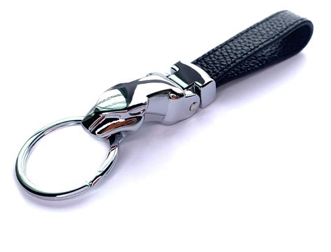 Mehr Jaguar Genuine Leather Key Chain Elegant Keychain Key Ring