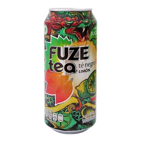 T Negro Fuze Tea Con Jugo De Lim N Ml Walmart