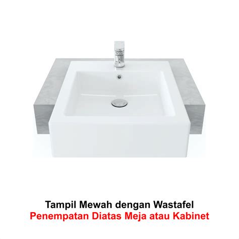 Wastafel Meja Toto Lw642cjw F Semi Rec Count Lav 1 Tap Hole Toko