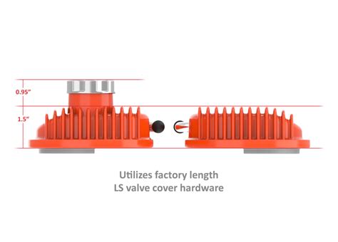 Holley 241 133 Vintage Series Finned LS Valve Covers Standard Height