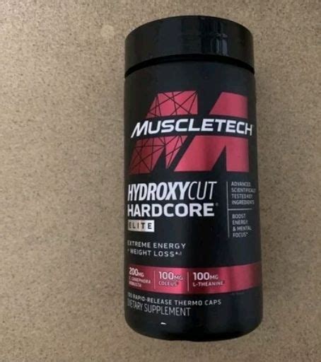 Muscletech Hydroxycut Hardcore Elite Fat Burner 100 Caps Lazada