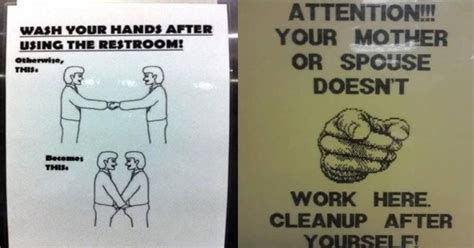 22 Funny Bathroom Etiquette Signs From Around the World