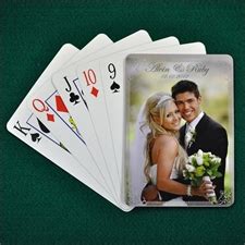 Wedding Playing Cards Favors with my Wedding Photos