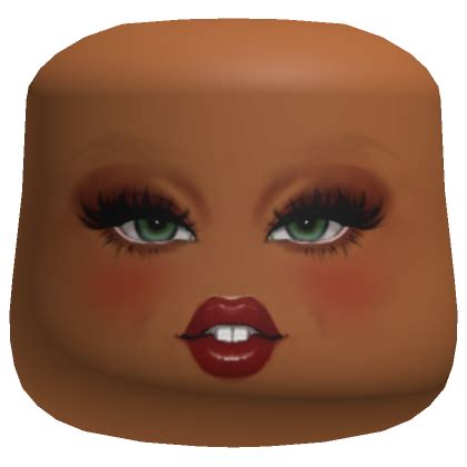 Winnie Mischievous Cheeks Head Brown Skin Tone Roblox