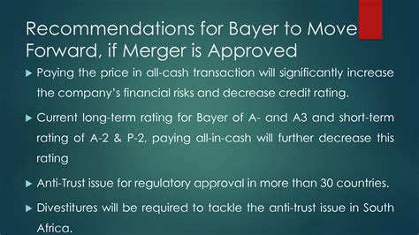 Solution Bayer Monsanto The Challenges Of A Mega Merger Studypool