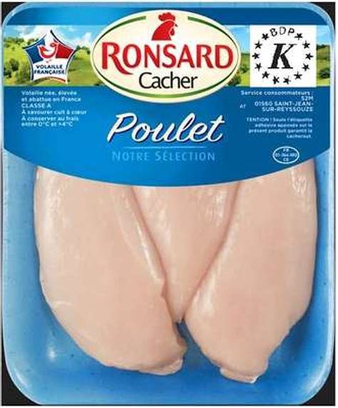 Filet De Poulet Ronsard Cacher X3 Environ 900 G 1 Kg La Belle