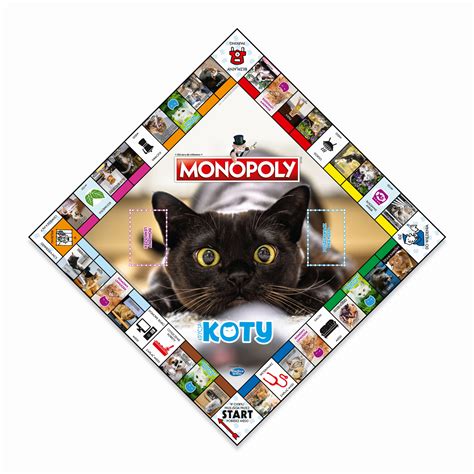 MONOPOLY Koty Gra Planszowa Winning Moves Worldtoys Pl